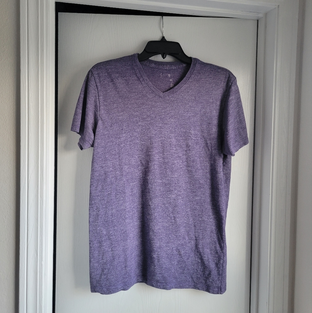 🟣Purple vneck